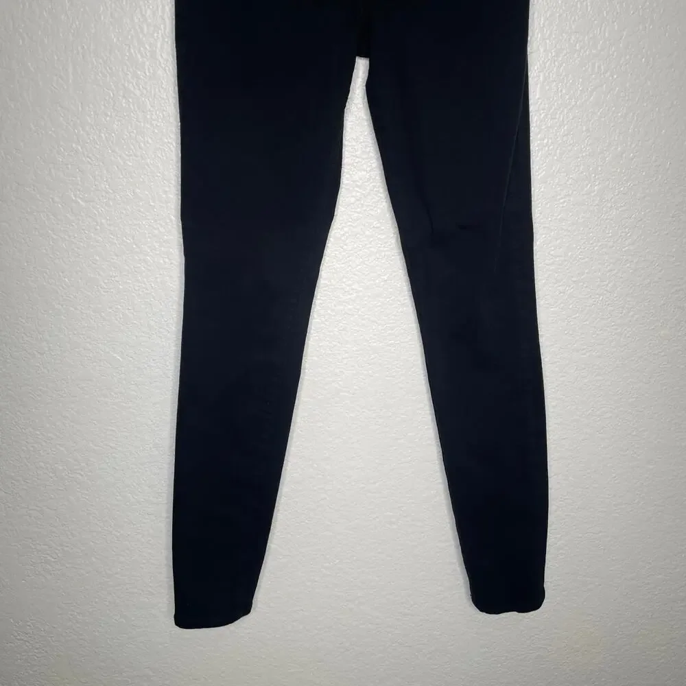 Frame Womens Jeans Size 24 Black Le High Skinny Leg Denim Casual Wear